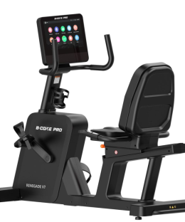 אופני כושר מקצועיים עם משענת גב מסך טאץ' B-CORE PRO RENEGADE V7 TFT