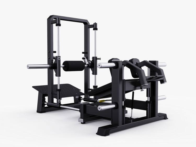 היפ טראסט סמית’ משין מקצועי B-CORE PRO A609 Smith Machine Hip Thrust 3D
