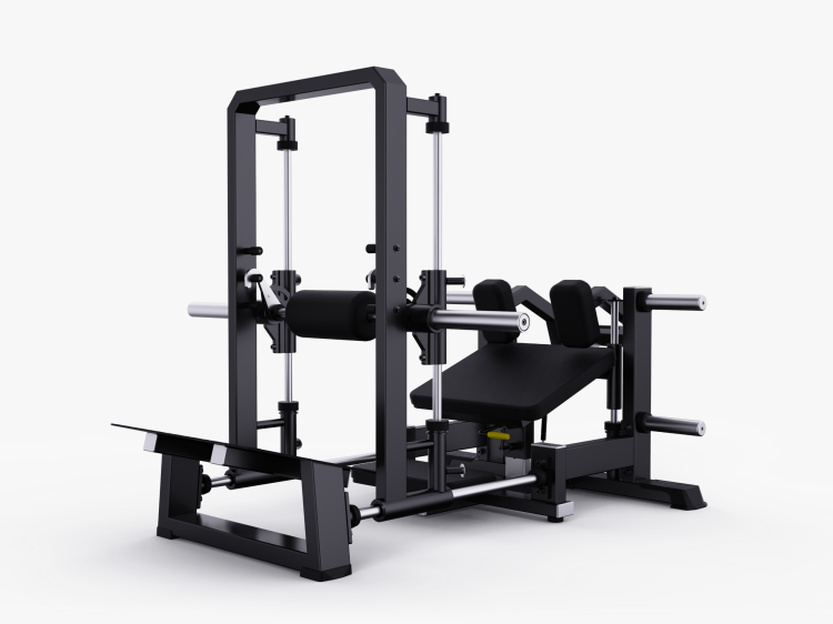 היפ טראסט סמית’ משין מקצועי B-CORE PRO A609 Smith Machine Hip Thrust 3D – תמונה 2