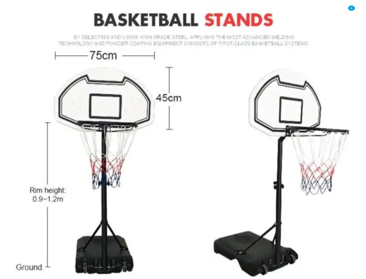 מתקן סל מקצועי לבריכה עמוד סל לבריכה DUNK M001PL – תמונה 4